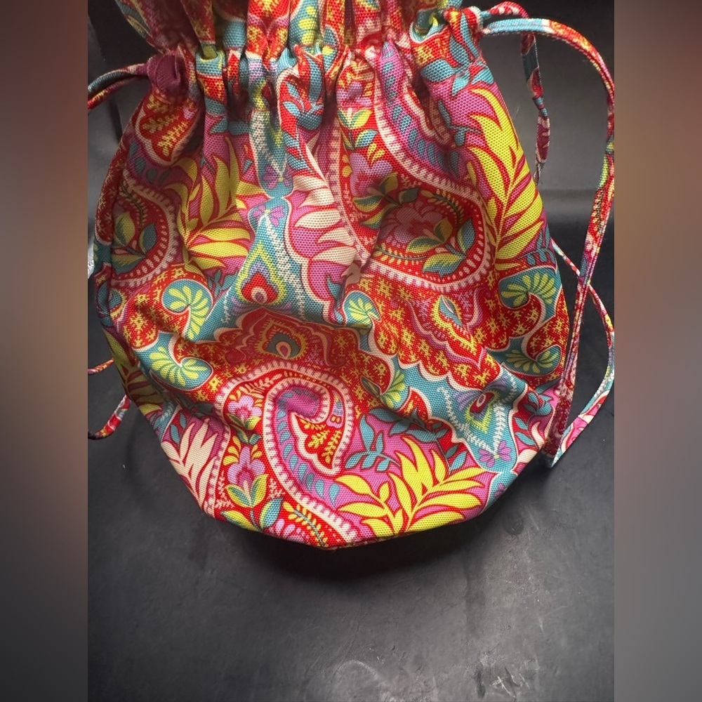 Vera Bradley Little Ditty Wet Bag Waterproof Lined Paisley in Paradise Pattern